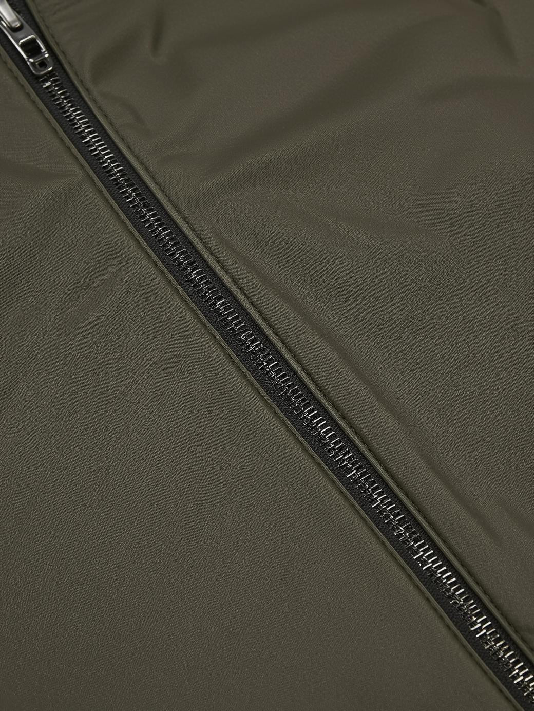 Bomber Jacket with Zippered Pockets