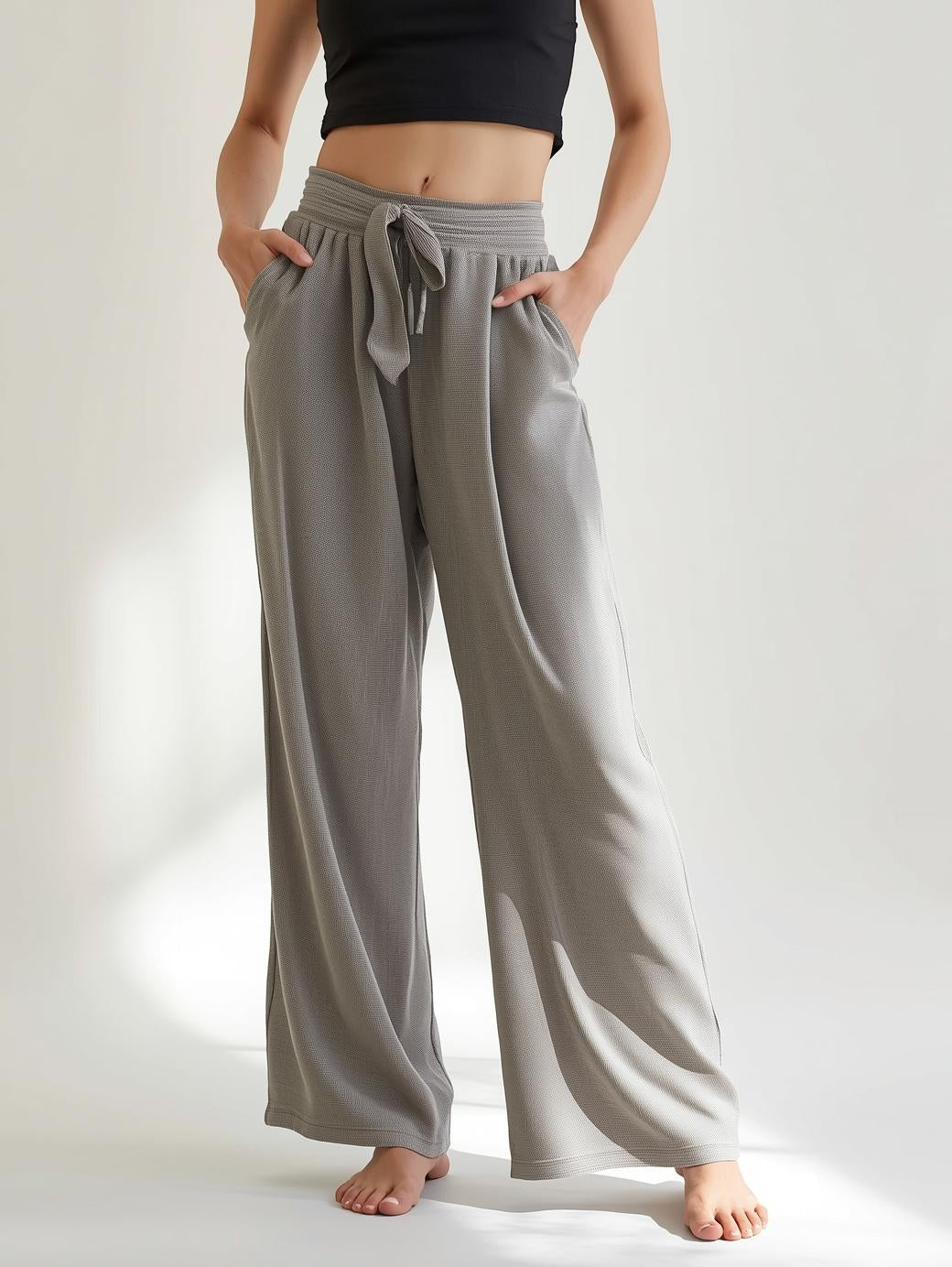 Palazzo Pants with Cropped Top