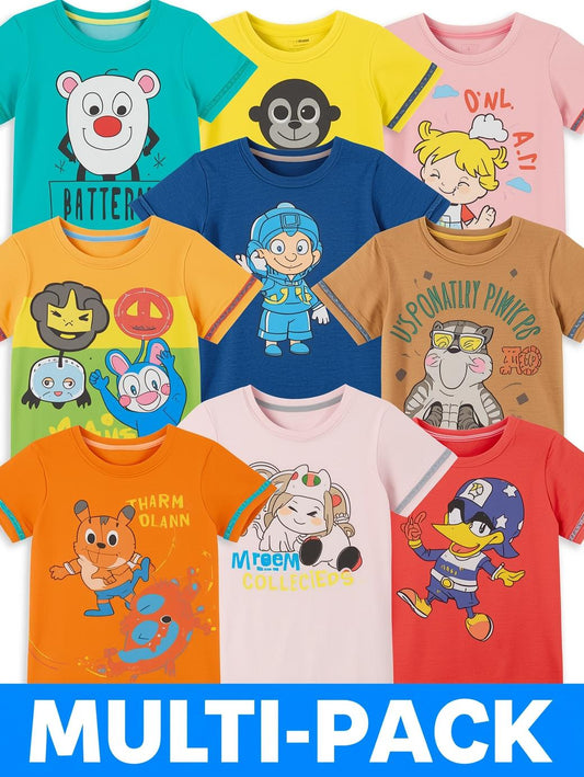 Kids Cartoon T-Shirt Multi-Pack