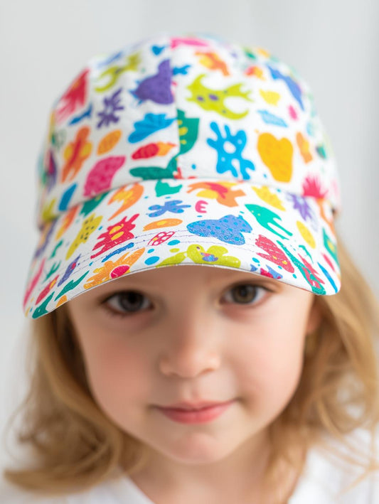 Kids Colorful Printed Cap