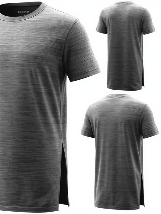 Longline T-Shirt with Side Slit