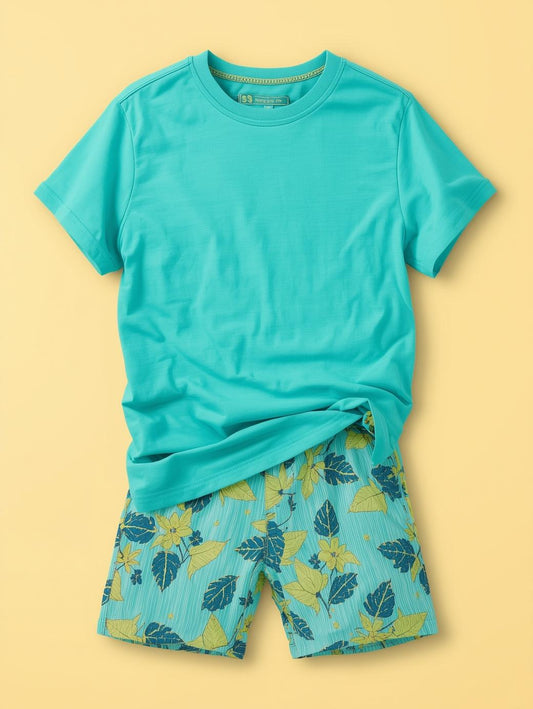 Summer Outfit Set (T-Shirt + Shorts)