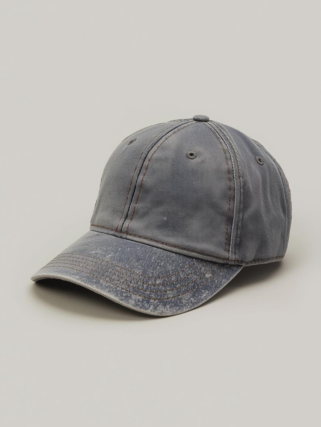 Washed Denim Cap (Vintage Style)